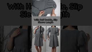 How to Crochet a Puff Sleeve Dress In 6 Easy Steps crochet creativecrochet crochettutorial diy [upl. by Han]