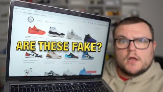 IS THIS WEBSITE SELLING REAL OR FAKE SNEAKERS EXPOSING THE TRUTH [upl. by Allemap]