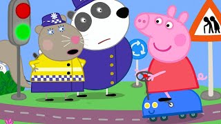 Peppa Learns To Drive 🚨  Peppa Pig Official Full Episodes [upl. by Omero]