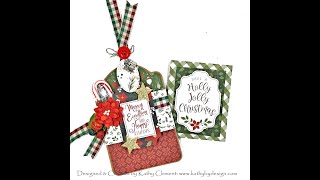 Echo Park Gnome for Christmas Gift Tag Tutorial [upl. by Netta709]