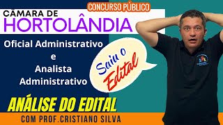 Edital Publicado Concurso Câmara de Hortolândia  Oficial Administrativo e Analista Administrativo [upl. by Carter]