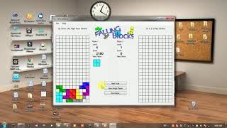 Falling Blocks game project in vb net with source code [upl. by Leunamesoj]