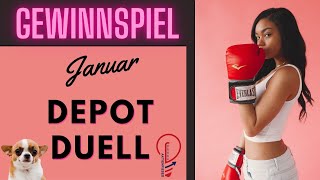 Januar Gewinnspiel  Depot Duell gegen Wauzi [upl. by Bowman788]