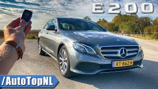 2019 Mercedes E Class E200 REVIEW POV Test Drive on AUTOBAHN amp ROAD by AutoTopNL [upl. by Warga476]