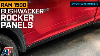 20092018 RAM 1500 Bushwacker Trail Armor Rocker Panels Review amp Install [upl. by Yentruoc]