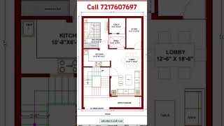 🔥🔥2537 House Plan🏠 25 by 37 feet House design 🌱🌱25 by 37 House map girisharchitecture housedesign [upl. by Naashar]