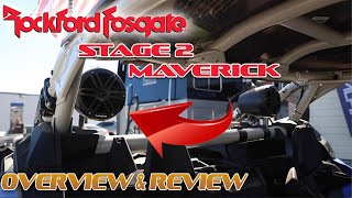 Rockford Fosgate Stage 2 Can Am Maverick X3 System [upl. by Budwig926]