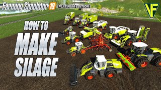 How To Make Silage in Farming Simulator 19 [upl. by Aryam796]