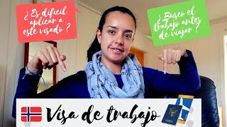 TRABAJAR EN NORUEGA  VISA DE TRABAJO  COLOMBIANA EN NORUEGA [upl. by Dilks]