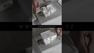 Architectural model of a family house 1100  MISS3 [upl. by Nlycaj]