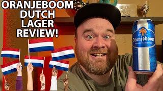 ORANJEBOOM 5 Dutch Lager Beer Review [upl. by Arriec560]