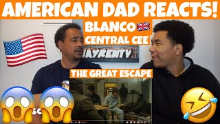 Blanco X Central Cee  The Great Escape Music Video  GRM Daily AMERICAN DAD REACTS 🇺🇸 [upl. by Nessi]