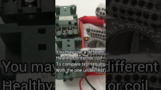 how to test a contactor  contactor coil testing  Faulty contactor testing electrical problems [upl. by Aztinay]