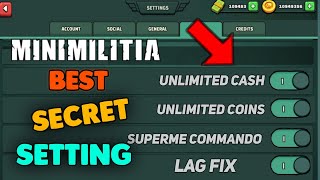 DA2 Mini Militia  Best Secret Setting You Dont Know  mini militia secret tips and trick [upl. by Youngran]