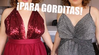 VESTIDOS DE FIESTA Haul SheIn Tallas Extras [upl. by Roer]