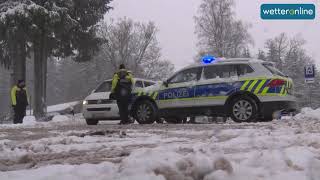 Touristenansturm auf Skigebiete Schierke im Harz abgeriegelt 03012021 [upl. by Skipper]