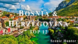 12 Best Places To Visit In Bosnia and Herzegovina  Bosnia Travel Guide [upl. by Narbig]