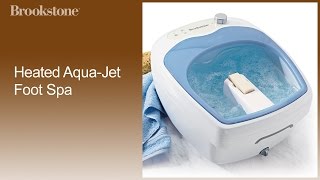 Heated AquaJet Foot Spa How to Video [upl. by Ammej]