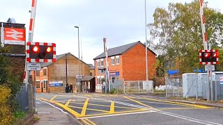 Chertsey Level Crossing Surrey [upl. by Enitsirhk]