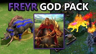 Freyr Full Breakdown God Powers Myth Units and Techs  AoM Retold [upl. by Bandler450]