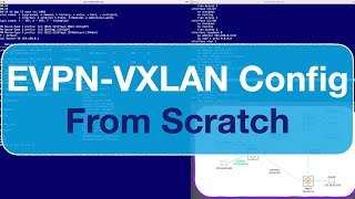 EVPNVXLAN Config Build From Scratch 1 [upl. by Paule518]