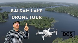 Balsam Lake Drone Tour Unveiling the Majesty of Polk Countys Largest Lake [upl. by Lamiv]