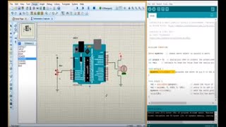 simulacion de arduino en proteus controlar servo motor con un potenciometro [upl. by Egedan35]