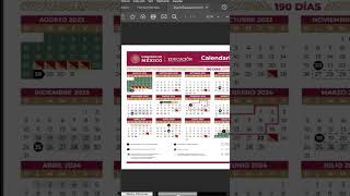 Calendario Escolar SEP 20242024 [upl. by Anohr]