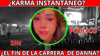 ¿LA CAIDA DE Danna Paola en polémica por su concierto vacío NO llego ni a 300 personas [upl. by Courtund797]