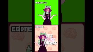 Unedited vs Edited Animation edit capcut animation meme animationmeme art originalcharacter [upl. by Onibla]