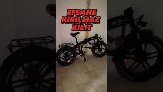 MOTOSİKLET BİSİKLET KIRILMAZ U KİLİDİ elektriklibisiklet motosiklet kilit [upl. by Inad]