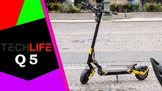 Techlife Q5 💀 Bardzo szybka hulajnoga elektryczna  Recenzja 4K [upl. by Enida613]