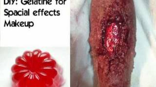 DIY Using Gelatin to create Special Effects Makeup [upl. by Kamaria]