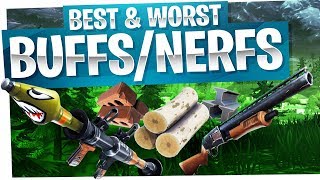 The New Update Fortnite Best amp Worst BuffsNerfs [upl. by Elena]