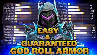 The Ultimate Guide to high stat armor and how to get it Triple 100s Bucket system and Exotics [upl. by Yot]