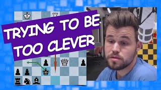 “Trying to be too clever”  Magnus Carlsen vs spicycaterpillar GM Ray Robson 44 [upl. by Ittam]