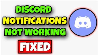 How To Fix Discord Notifications Not Working Android amp IOS [upl. by Nhtanhoj414]