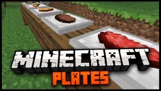 Minecraft Mod Spotlight MINECRAFT PLATES MOD 117  PLATES FOR FOOD AND STUFF [upl. by Andert]