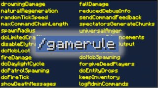 Minecraft 116  All Gamerules [upl. by Assen948]