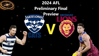 Geelong Cats v Brisbane Lions  2024 AFL Prelim Final Preview [upl. by Iam523]