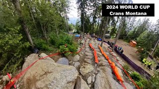 2024 UCI MTB World Series Crans Montana🇨🇭 COURSE PREVIEW [upl. by Nossila]