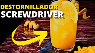 DESTORNILLADOR 🍹 COCTEL CON VODKA Y NARANJA  Mentor Joglan [upl. by Odlanra]