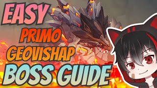 Primo Geovishap Easy Boss Guide  Genshin Impact [upl. by Rogergcam855]