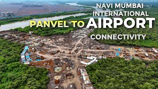 Panvel To Navi Mumbai Airport Connectivity  Airport Metro Line  July 2024 Progress [upl. by Aramoiz]