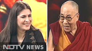 I am a son of India have survived on dal rotis Dalai Lama to NDTV [upl. by Erdied]