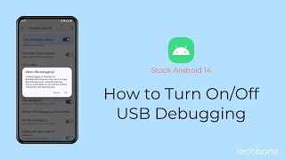 How to Turn OnOff USB Debugging Android 14 [upl. by Ayotyal]