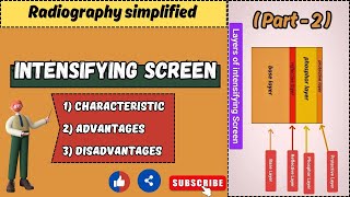 Intensifying screen Characteristics Advantage amp disadvantages l Radiography Simplified l [upl. by Lipski964]