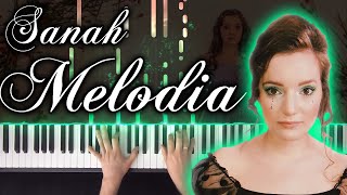 Melodia  Sanah  piano cover NUTY [upl. by Boru764]