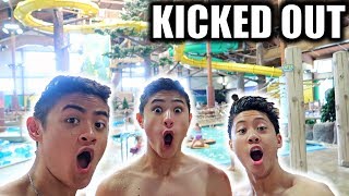 EPIC INDOOR WATER PARK KICKED OUT [upl. by Harmaning791]