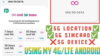 BAGONG PROMO NG SMART NA UNLI 5G DATA GIGALIFE APP USING MY 4G LTEVOLTE DEVICE  SMART PROMO 2022 [upl. by Chiaki715]